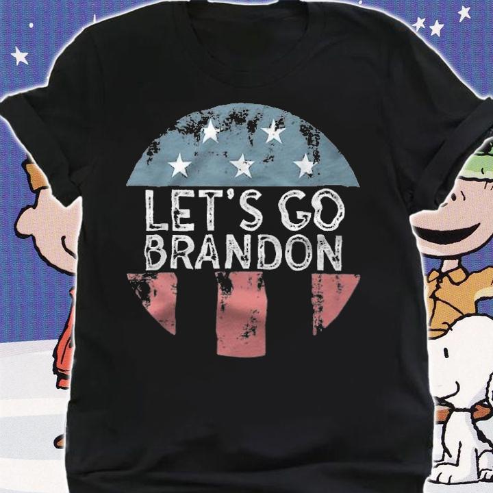 Let's Go Brandon Circle UAS Flag T-Shirt t-shirt shirt
