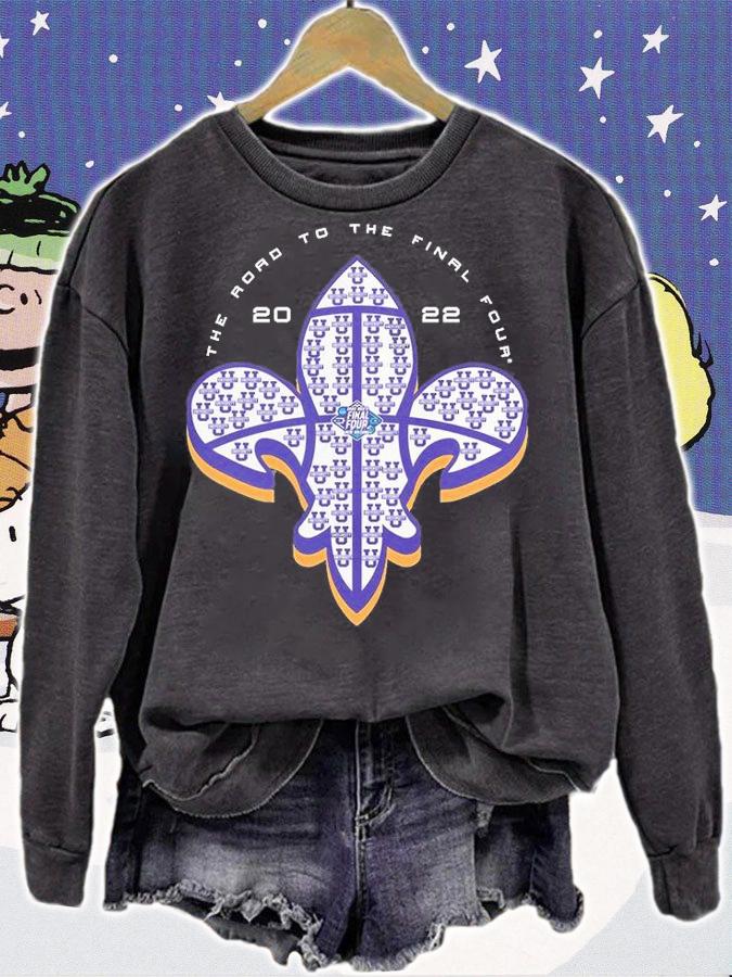 March Madness Nola 2022 NCAA Men's Final Four New Orleans The Road To The Final Four T-Shirt t-shirt sweatshirt