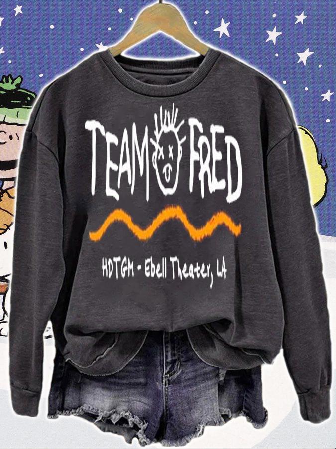 Team Fred shirt, sweater hoodie and tank top t-shirt