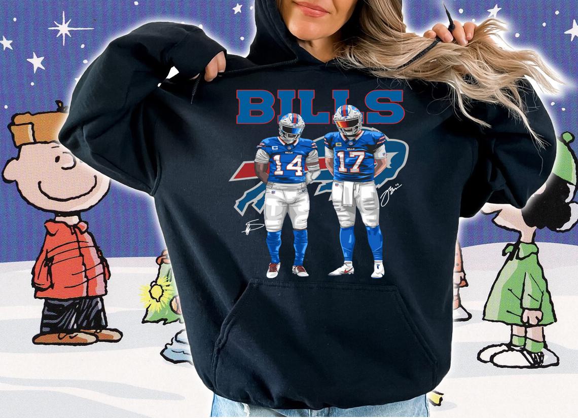 Buffalo Bills Stefon Diggs and Josh Allen Signatures t-shirt hoodie