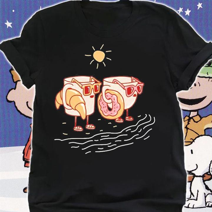 Cups On The Beach Summer Day T-Shirt t-shirt shirt