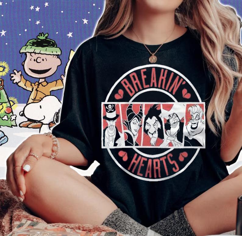 Disney Villains Breakin' Hearts T-shirt t-shirt