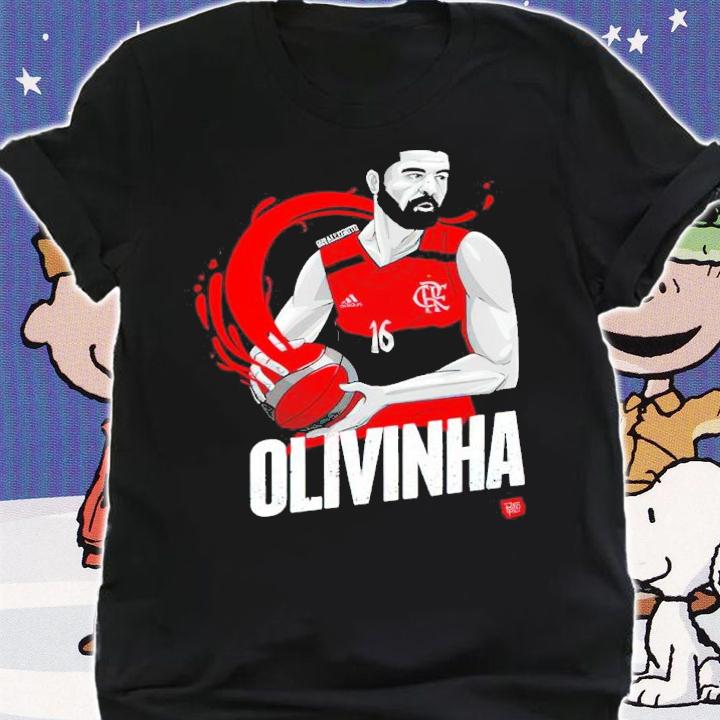 Flamengo Olivinha #16 Basketball Shirt t-shirt shirt