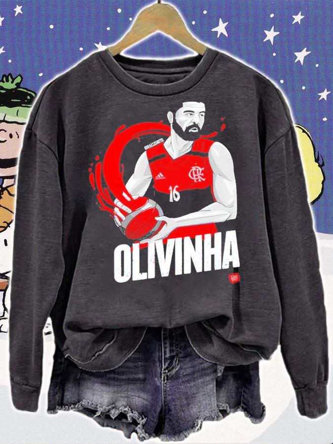 Flamengo Olivinha #16 Basketball Shirt t-shirt sweatshirt