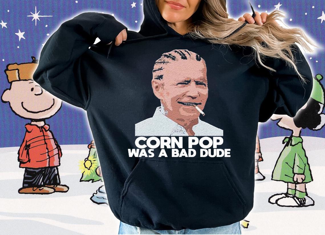 Joe biden corn pop Funny T-Shirt t-shirt hoodie