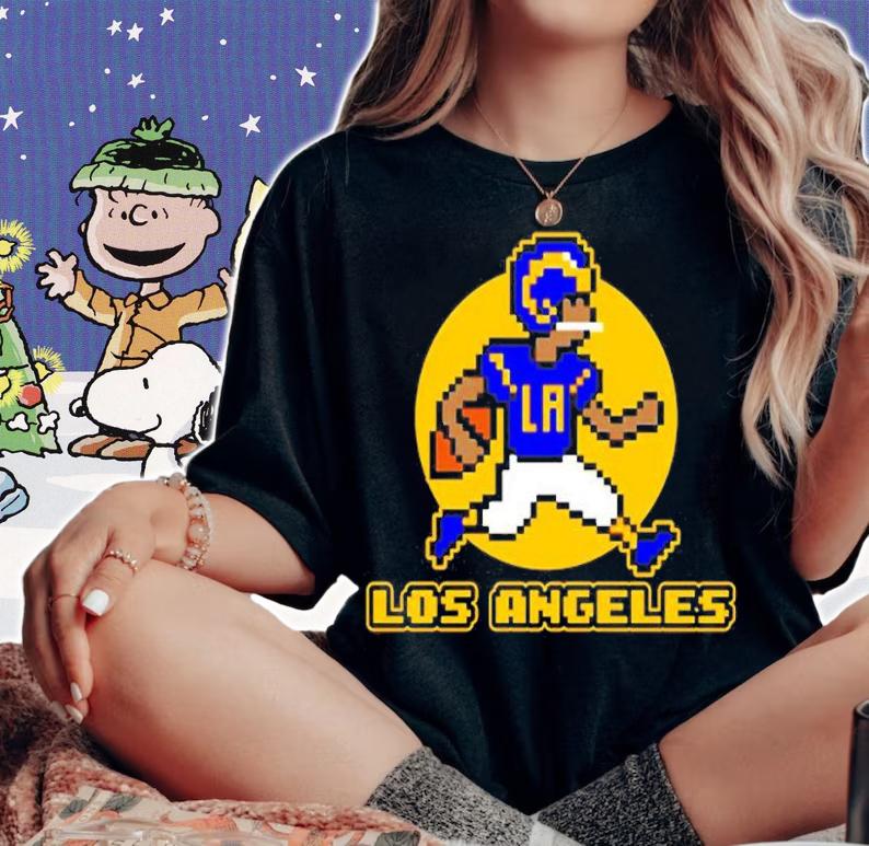 Los Angeles Football 8 Bit T-Shirt t-shirt