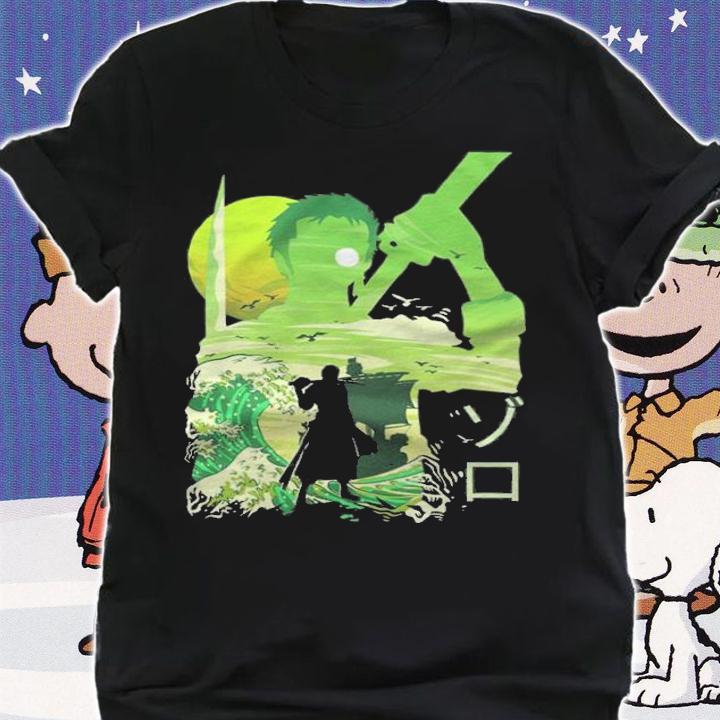 One Piece Zoro Japanese style T-shirt t-shirt