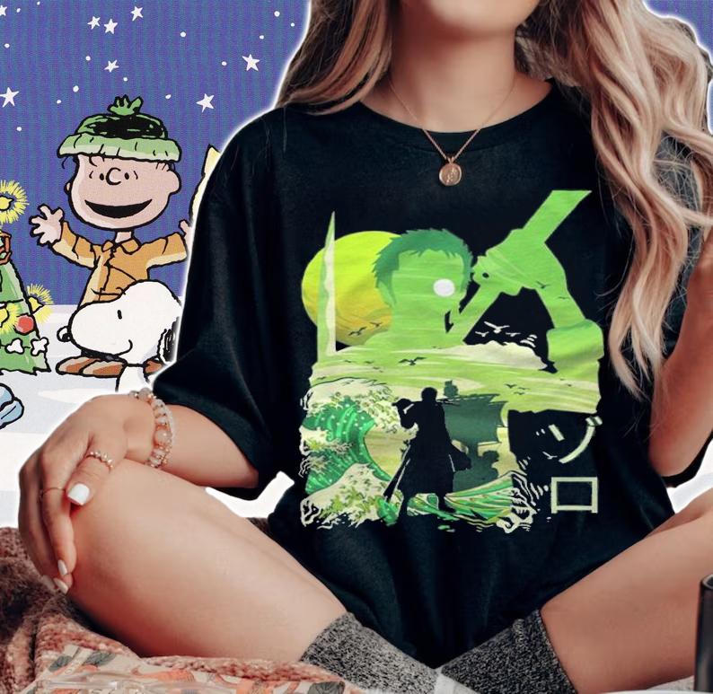 One Piece Zoro Japanese style T-shirt t-shirt