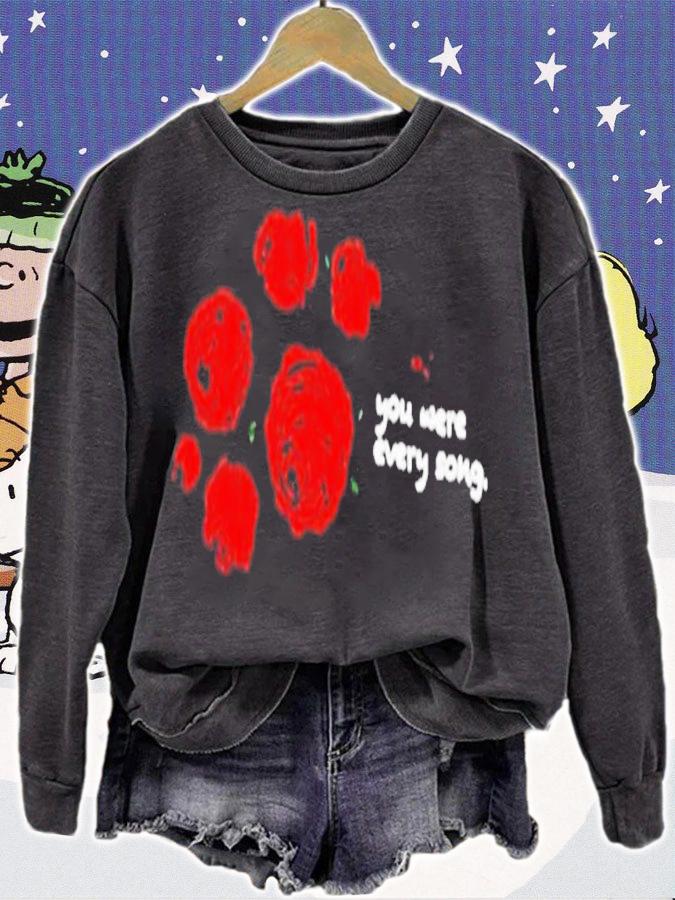 Only The Poets Store You Were Every Song Laying Flowers Funny Shirt t-shirt