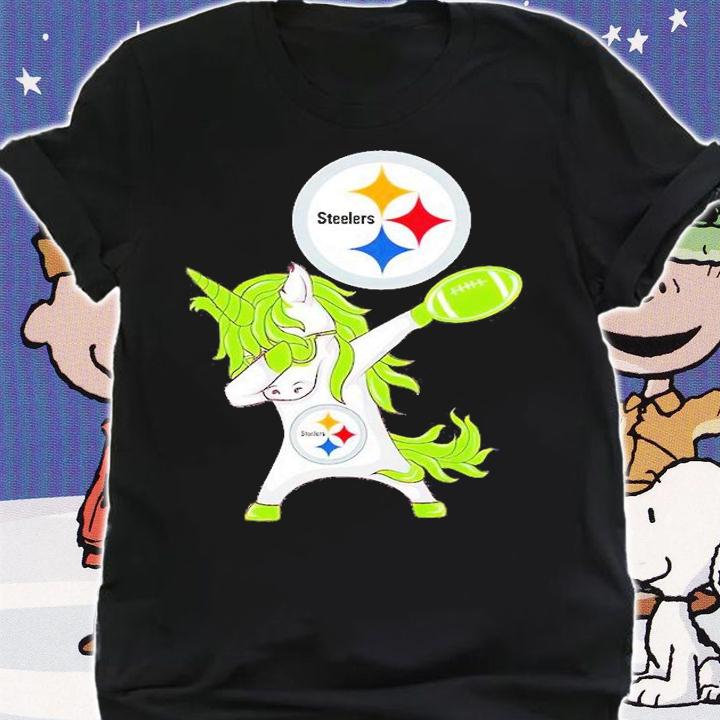 Pittsburgh Steelers Unicorn Dabbing St Patrick's Day T-Shirt t-shirt shirt