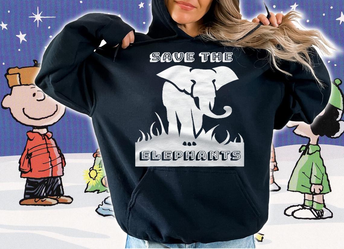 Save The Elephants Shirt Africa Conservation Anti-Poaching Shirt t-shirt