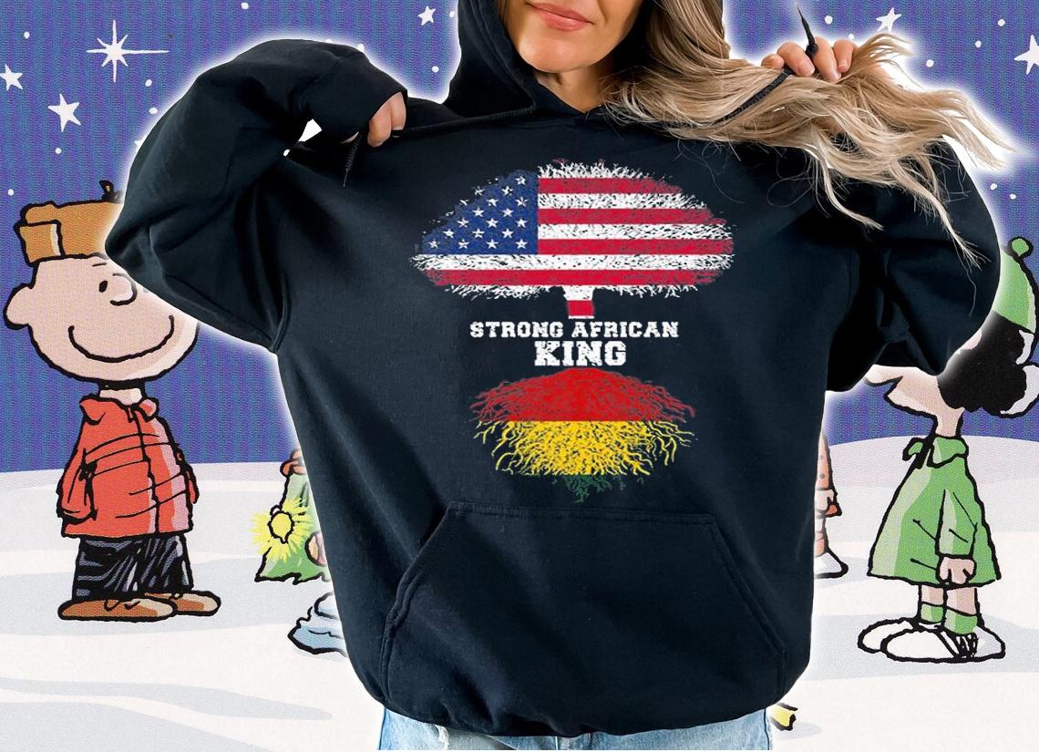 Strong African King Root Tree Junenth 1865 T-Shirt t-shirt