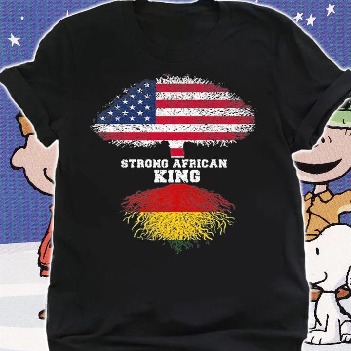 Strong African King Root Tree Junenth 1865 T-Shirt t-shirt