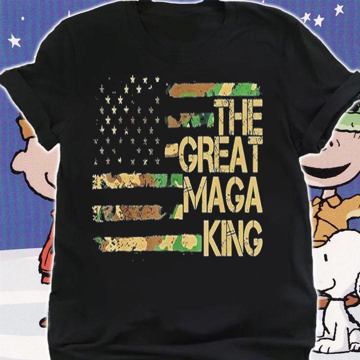 Ultra Maga The Great Maga King Pro Trump American Flag T-Shirt t-shirt shirt