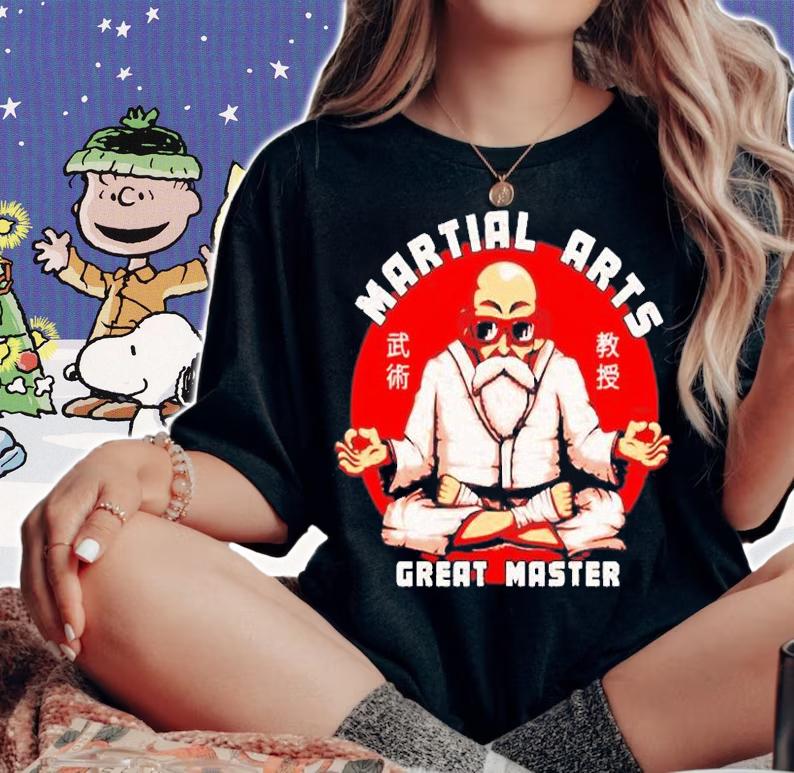 Dragon Ball Martial Arts Great Master Roshi T-Shirt t-shirt woman shirt