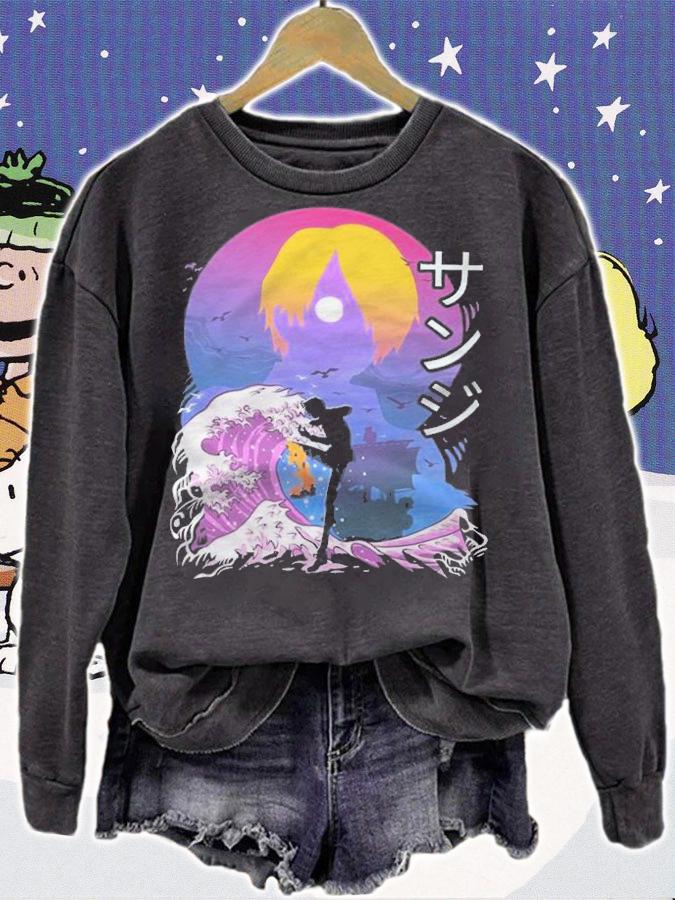 One Piece Vinsmoke Sanji Japanese style T-shirt t-shirt