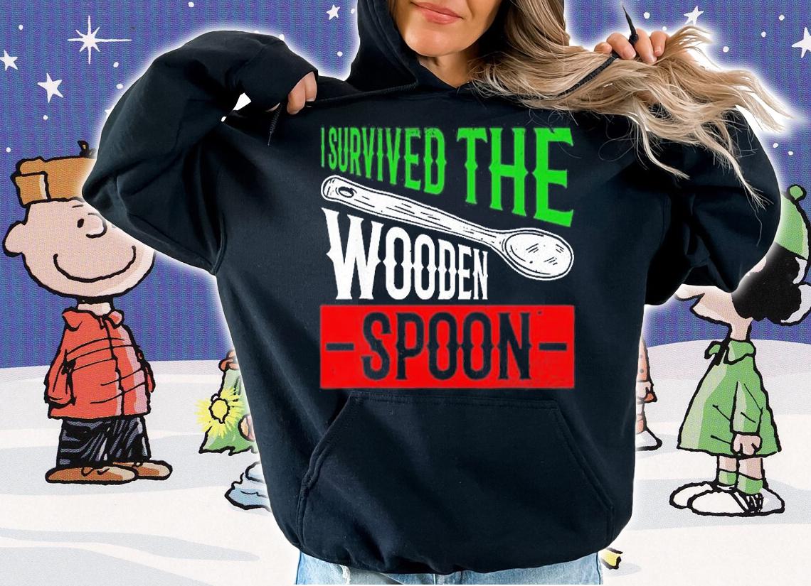 Survived The Wooden Spoon Italian Flag T-Shirt t-shirt hoodie