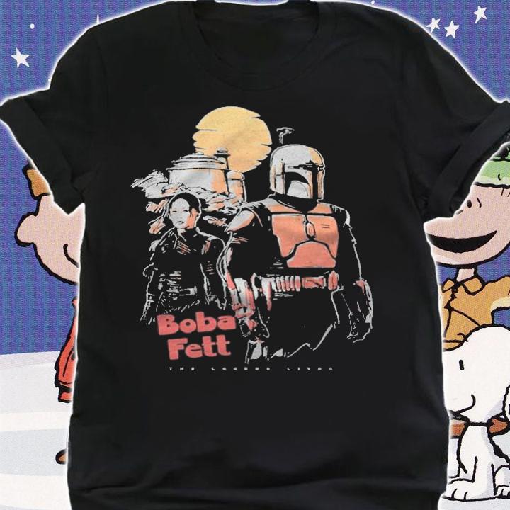 The Book of Boba Fett sunset Outlaws 2022 T-shirt t-shirt shirt