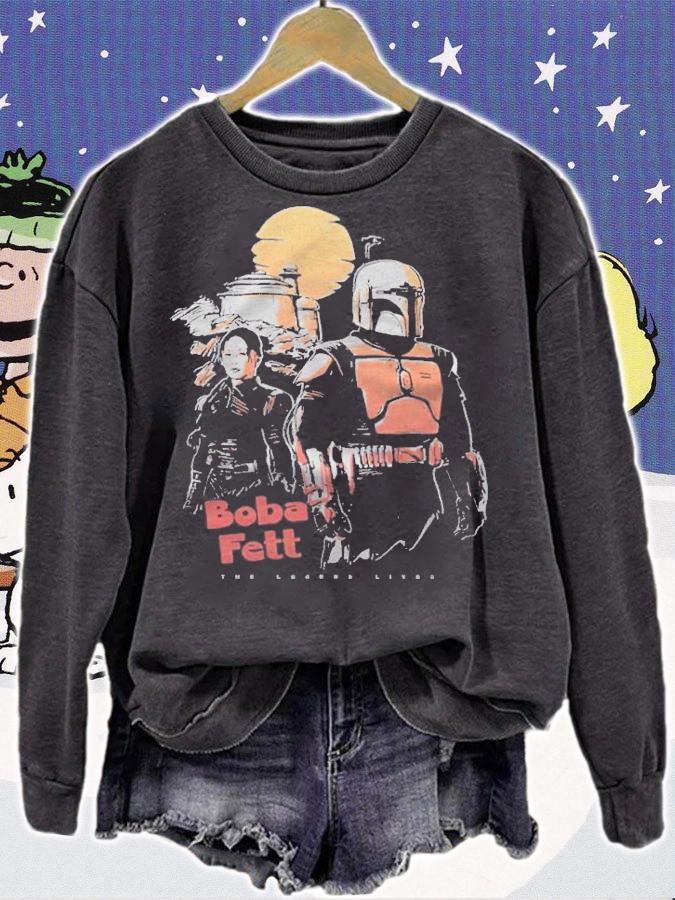 The Book of Boba Fett sunset Outlaws 2022 T-shirt t-shirt sweatshirt