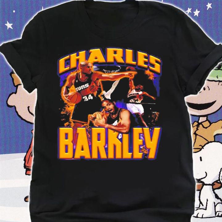 Charles Barkley Phoenix Sun basketball shirt t-shirt shirt
