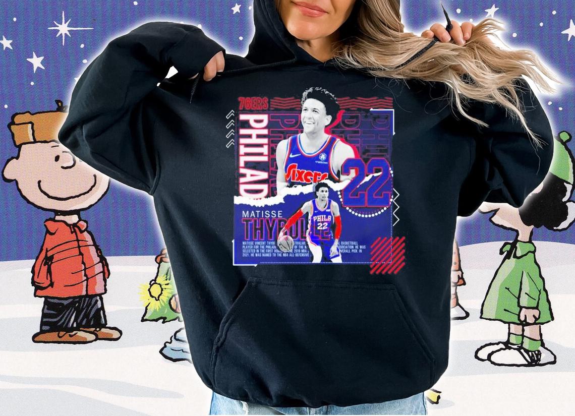 Matisse Thybulle Basketball Paper Poster 76ers shirt t-shirt