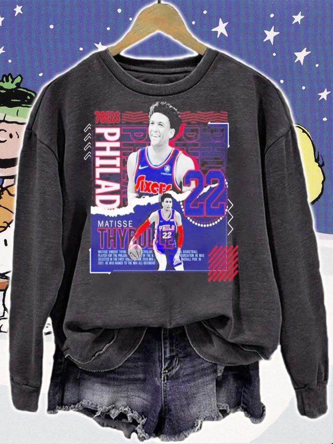 Matisse Thybulle Basketball Paper Poster 76ers shirt t-shirt
