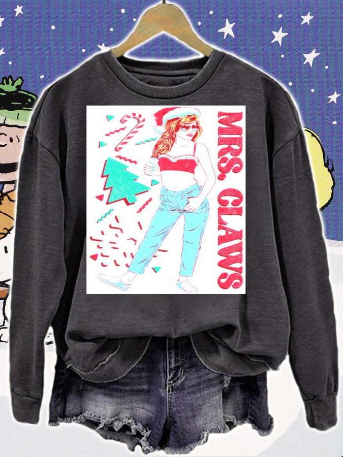 Mrs. Claws Christmas Shirt t-shirt sweatshirt