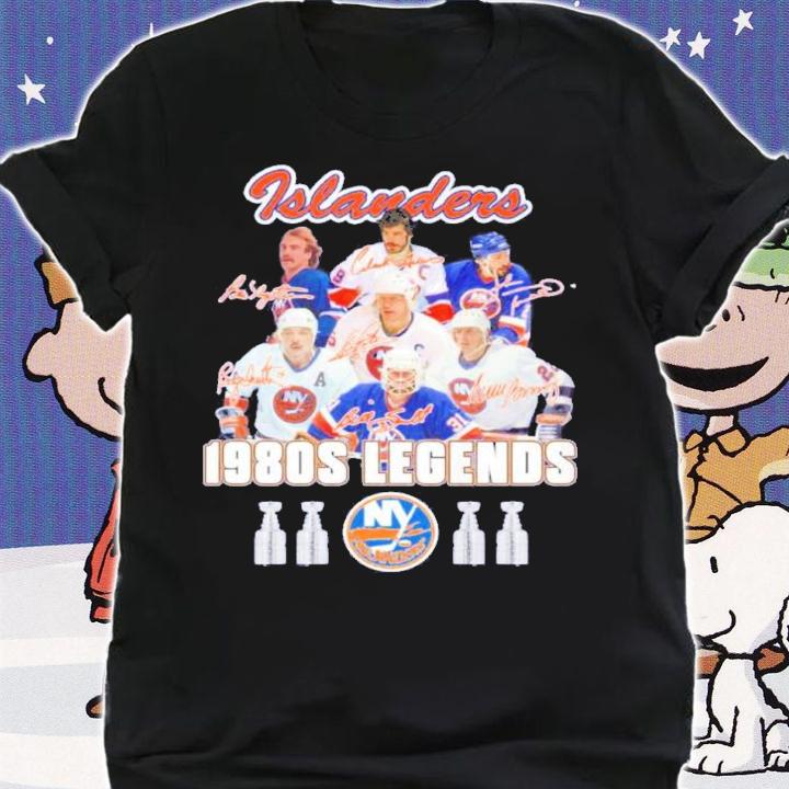 New York Islanders 1980s Legends Signatures Shirt t-shirt