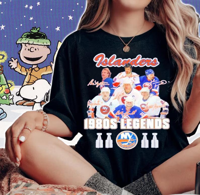 New York Islanders 1980s Legends Signatures Shirt t-shirt