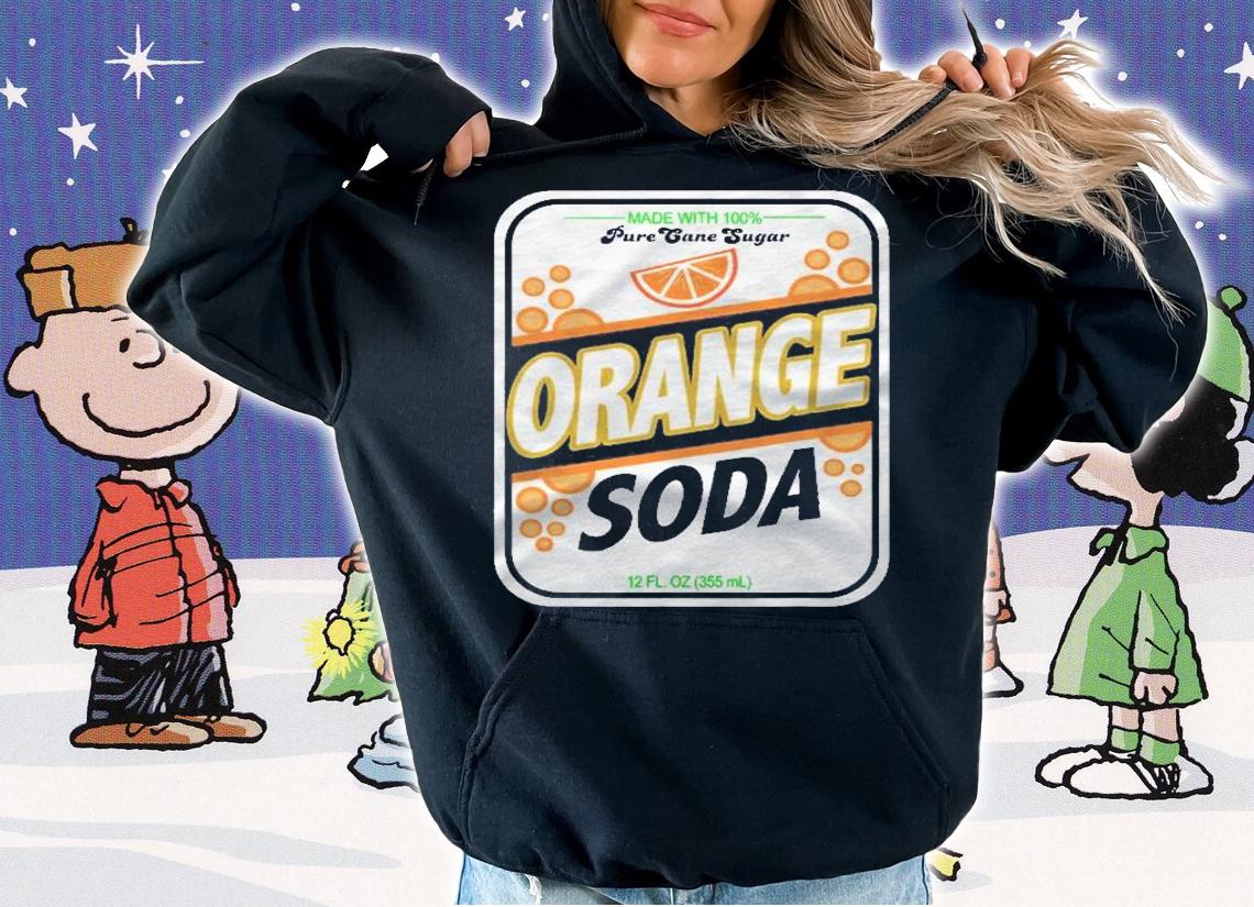 Retro Style Orange Soda Costume Shirt t-shirt hoodie