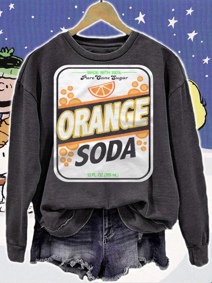 Retro Style Orange Soda Costume Shirt t-shirt sweatshirt