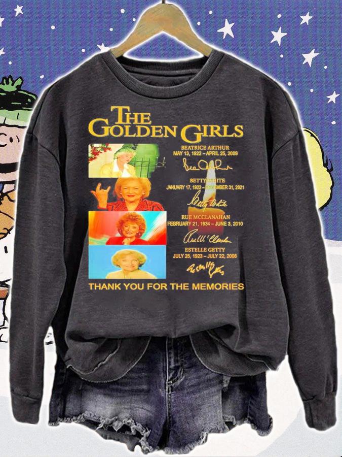 The Golden Girls Signatures Thank You For The Memories T-Shirt t-shirt