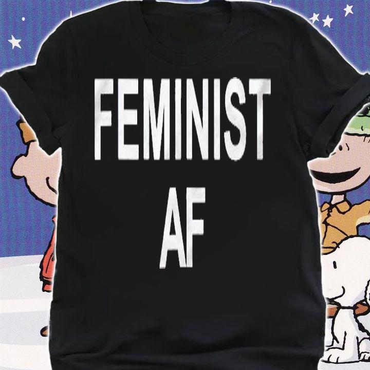 Feminist Af text T-shirt t-shirt shirt