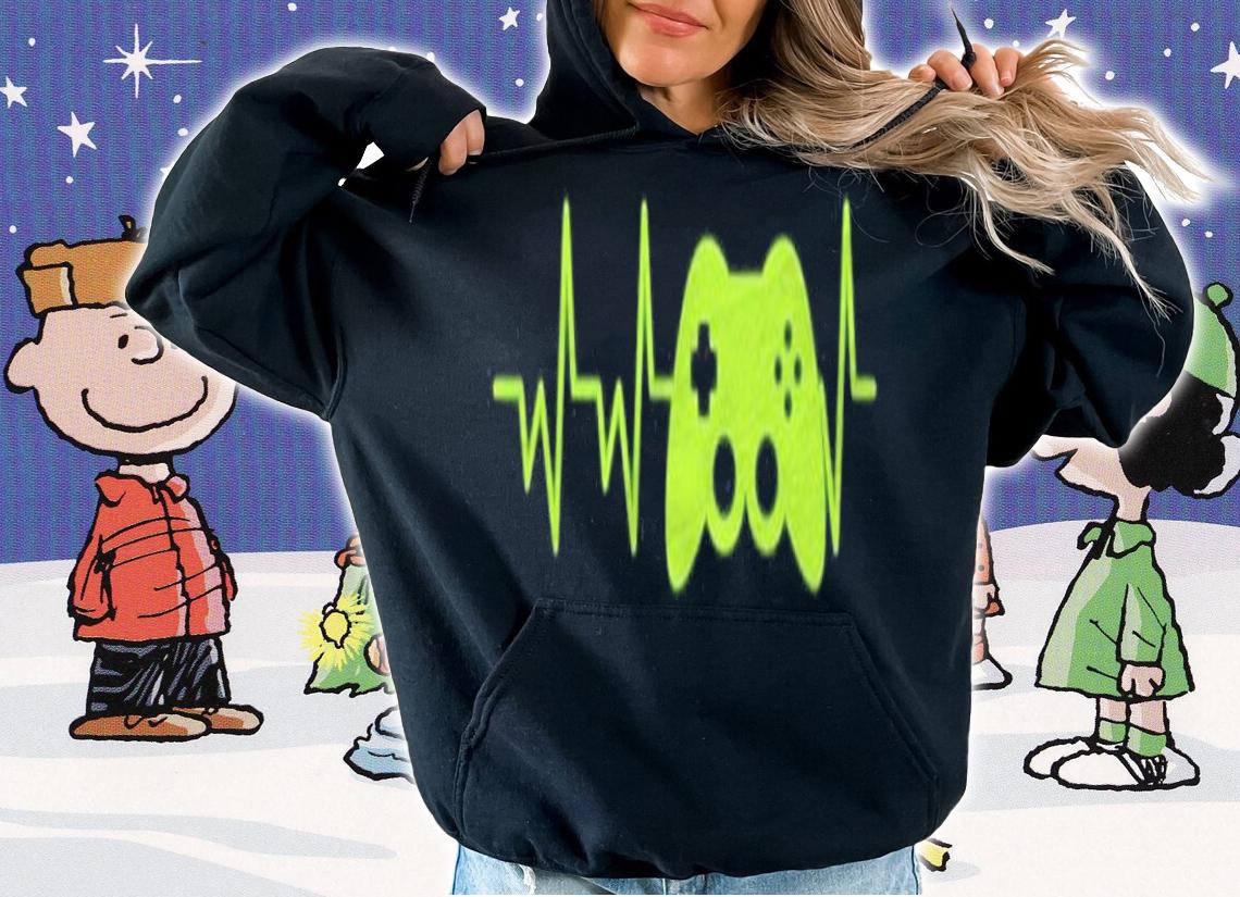 Funny Gaming Heartbeat For Gamers Shirt t-shirt