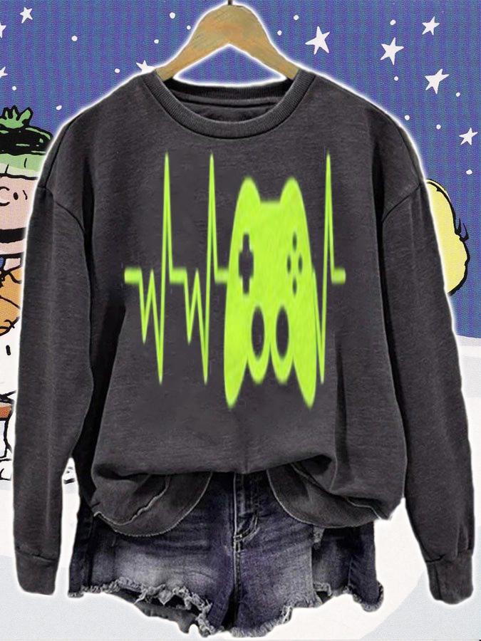 Funny Gaming Heartbeat For Gamers Shirt t-shirt