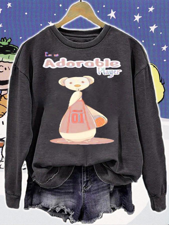 I'm An Adorable Player Melly Playing Basketball Shirt t-shirt sweatshirt