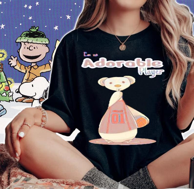 I'm An Adorable Player Melly Playing Basketball Shirt t-shirt woman shirt