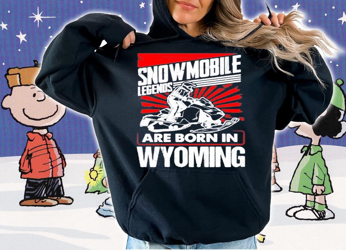 Wyoming Snowmobile Legends Design T-Shirt t-shirt hoodie