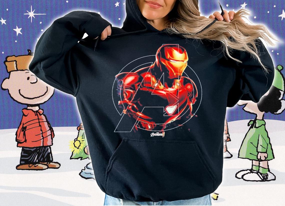 Marvel Avengers Endgame Iron Man Portrait Graphic Shirt t-shirt hoodie