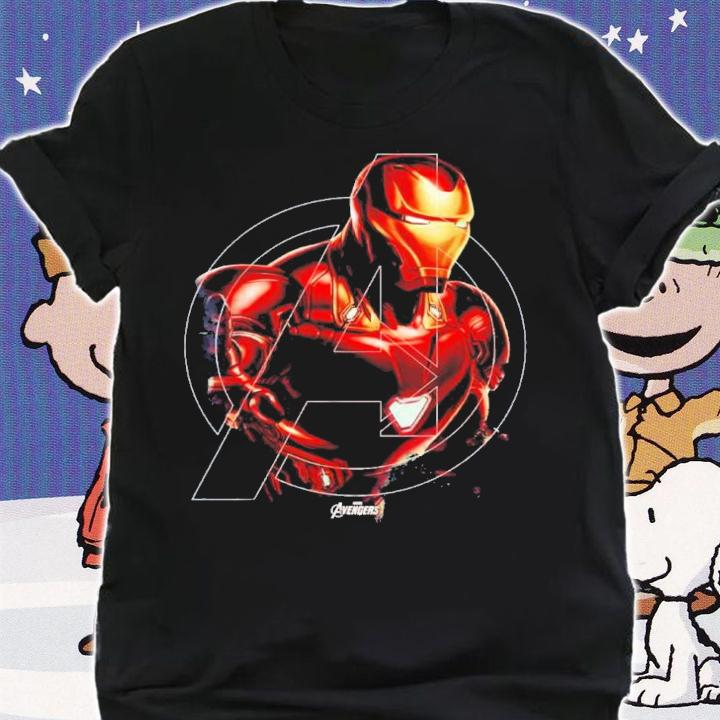Marvel Avengers Endgame Iron Man Portrait Graphic Shirt t-shirt shirt