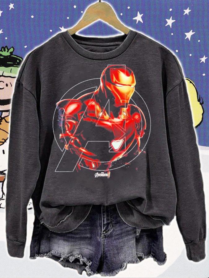 Marvel Avengers Endgame Iron Man Portrait Graphic Shirt t-shirt sweatshirt