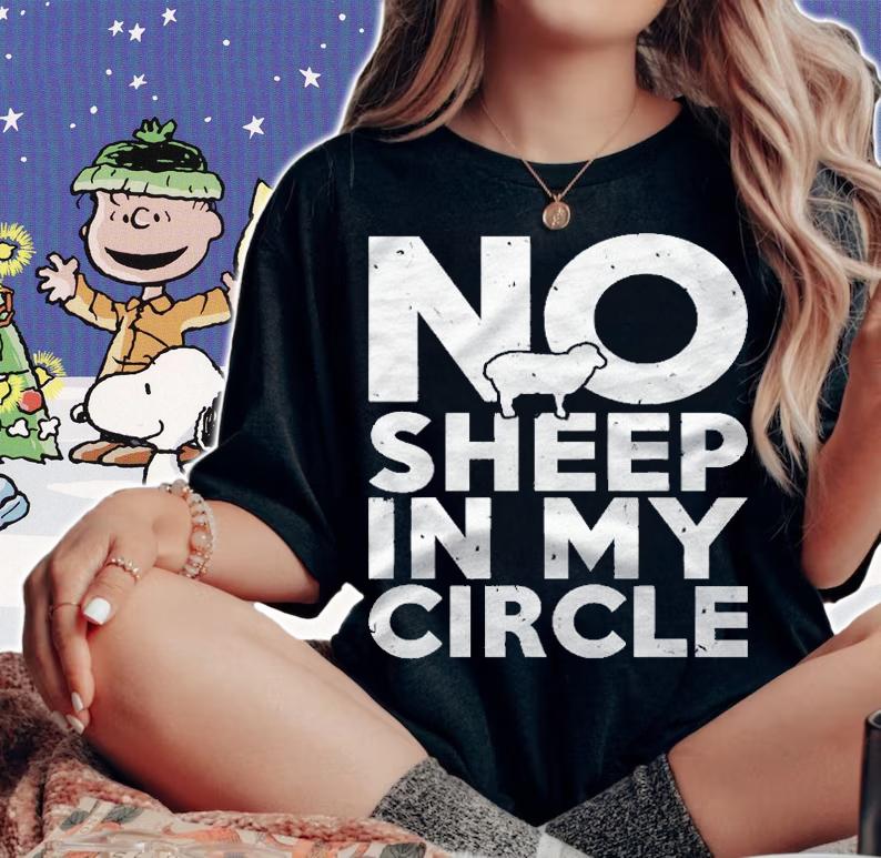 No Sheep In My Circle Vintage Distressed Shirt t-shirt woman shirt