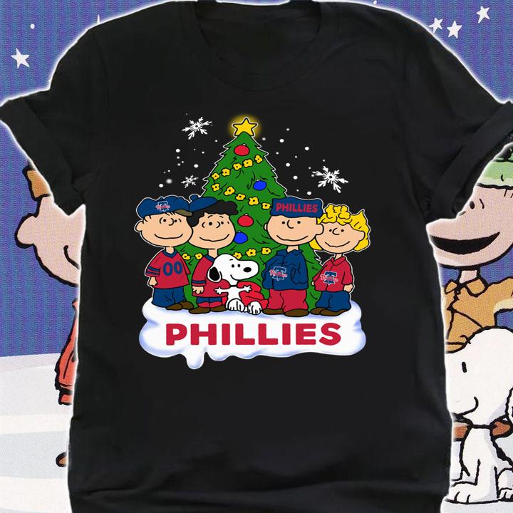 Phillies Peanuts Snoopy Christmas Tree Philadelphia Phillies t-shirt shirt