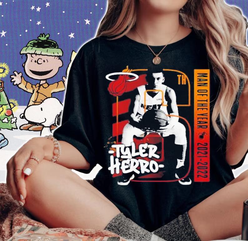Tyler Herro Miami Heat NBA Sixth Man Of The Year 2022 Shirt t-shirt woman shirt