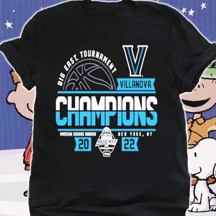 Villanova Wildcats Blue 84 2022 Big East Men's Basketball Conference Tournament Champions shirt t-shirt shirt