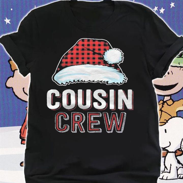 Cousin Crew Plaid Red Family Matching Christmas Pajamas Shirt t-shirt shirt