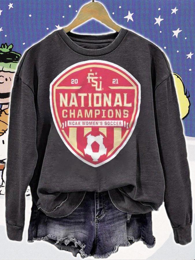 Florida State Seminoles 2021 NCAA Women's Soccer National Champions T-shirt t-shirt sweatshirt