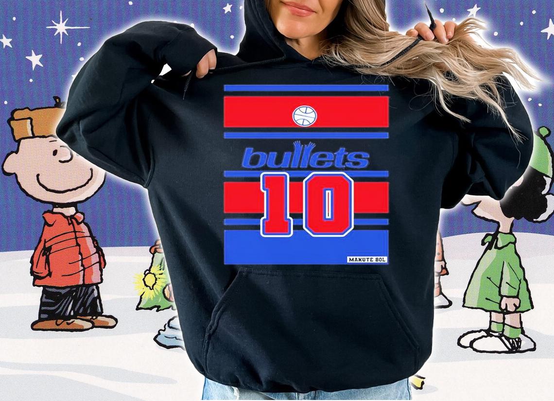 Manute Bol Retro Style Bullets Jersey Fan Design T-Shirt t-shirt hoodie