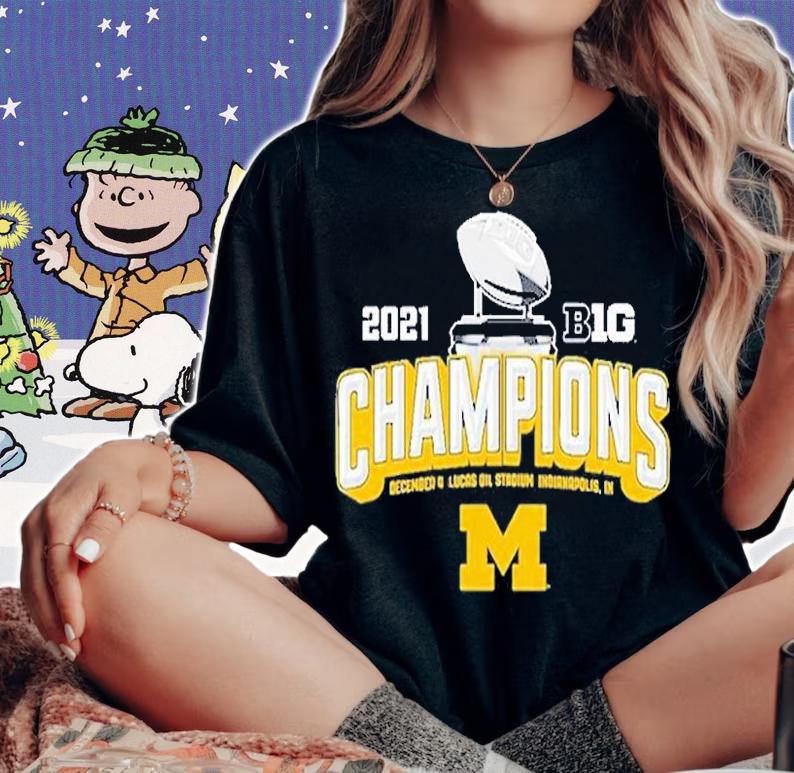 Michigan Big 10 Championship T-Shirt t-shirt woman shirt