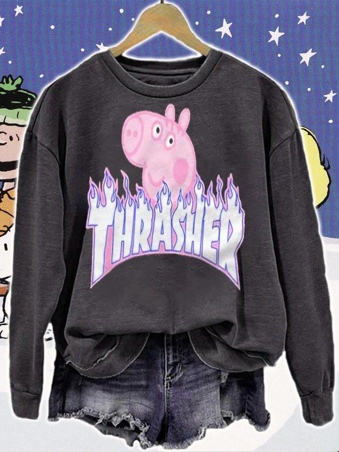 Peppa Pig Thrasher logo T-shirt t-shirt sweatshirt